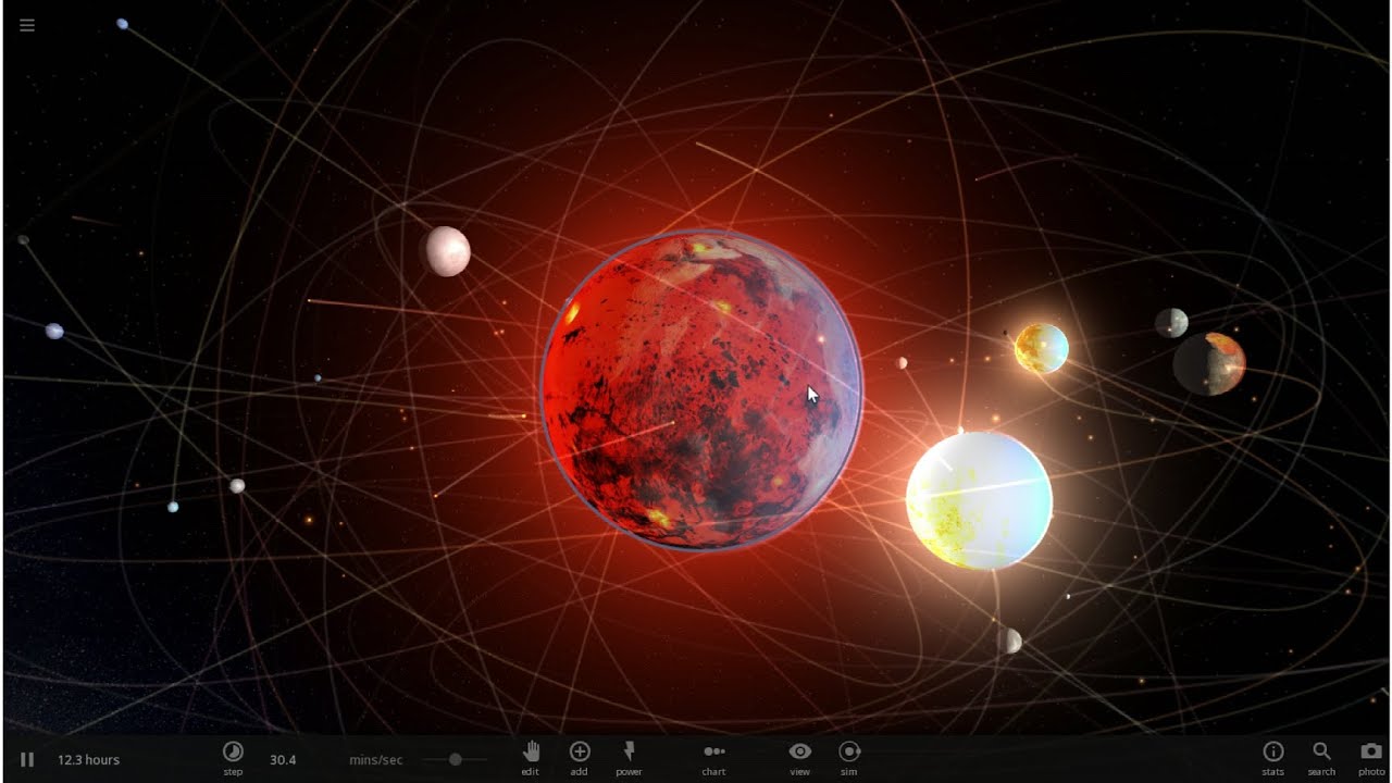 Universe Simulator. Вырезанное солнце для Space Simulator. Most biggest Sandbox Space SIM. Accessed space