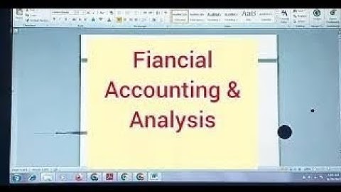 NMIMS || Financial Accounting & Analysis | Fully Solved | Dec 2022 #assignments #nmims #nmimsmumbai