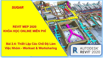 Revit MEP 2020 - Bài 2.4: Thiết Lập Các Chế Độ Làm Việc Nhóm - Workset & Worksharing | Sugar MEPF