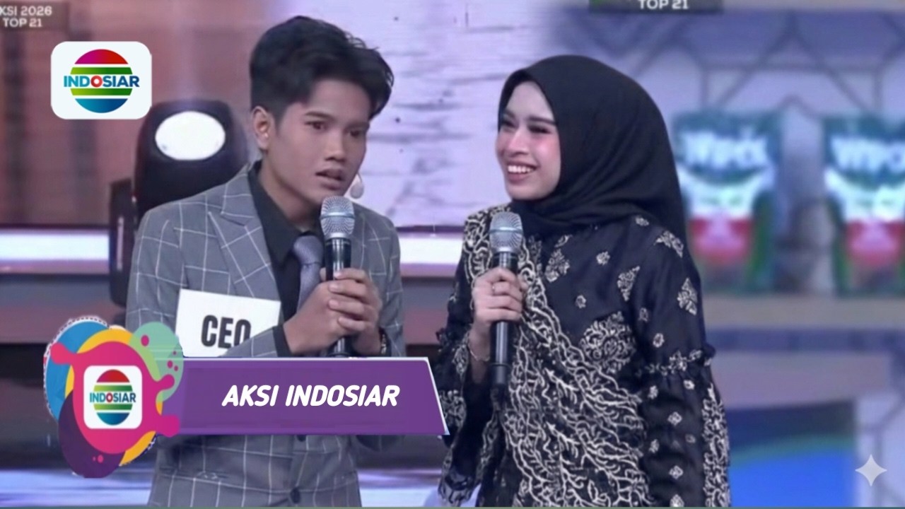 Hebohkan Panggung Aksi !! Duet Paling Mesrah Valen Dan Mila Di Aksi Indosiar Bikin Baper Massal.
