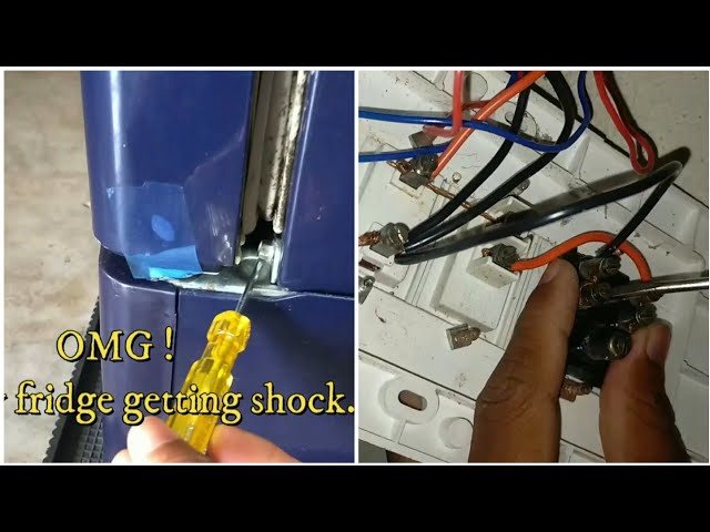 Don't get electric shocked like me How to Replace fridge light