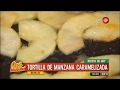 Receta de hoy: Panqueques y Tortilla de manzana caramelizada