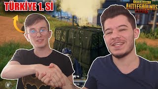 TÜRKİYE 1. İLE PUBG MOBİLE OYNADIM !!