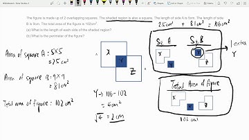 Spiderweb Math - Area and Perimeter 1 (Overlapping Squares 1)