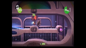 LittleBigPlanet 2. Avalonia.  On Burrowed Time. (Side level)  All prize bubbles.