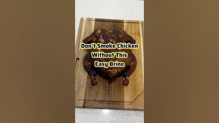The easiest chicken brine for juicy, flavorful smoked chicken—say goodbye to dry bites forever!