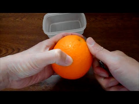 まな板を使わないオレンジの切り方 まな板を使わないオレンジの皮の剥き方 Youtube