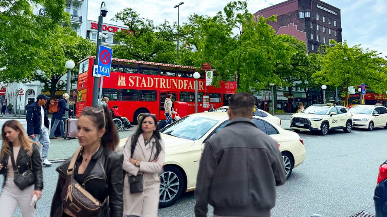 Hamburg, Germany 🇩🇪 Steindamm Market Area | Hamburg Most Dramatic Street - 4K Walking Tour