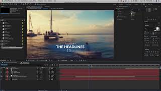 The Minimal Broadcast Package - Tutorial (After Effects Template)