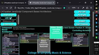 JavaScript Component Based Architecture Drone Project