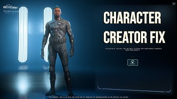 Character Creator Fix Star Citizen 3.23