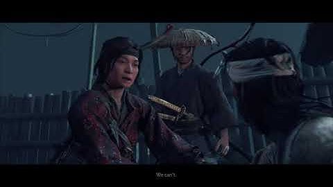 Ghost of Tsushima - The Broken Blacksmith: Yuna Kills Mongol Slaver and Rescues Taka Cutscene (2020)