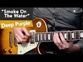 "Smoke On The Water" Guitar Tutorial (Deep Purple) EASY Beginner Guitar Riffs