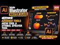 Adobe Illustrator Master Class Chapter 16 | Mesh Tool &amp; Symbol Sprayer Tool Tutorial