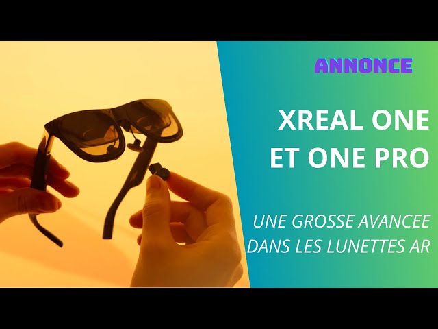 Lunettes intelligentes XREAL Nreal Air NR-7100RGL AR noires avec boîte