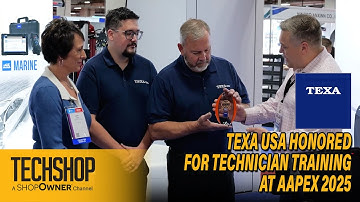 TEXA USA Honored for Technician Training at AAPEX 2025