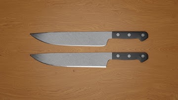 3D Modelling A Kitchen Knife