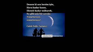 Cahit Sıtkı Tarancı Desem Ki Itkıtarancı Ültürsanat