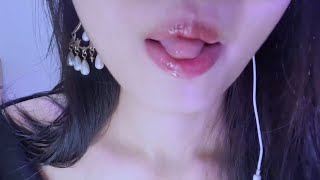 Asmr lens licking