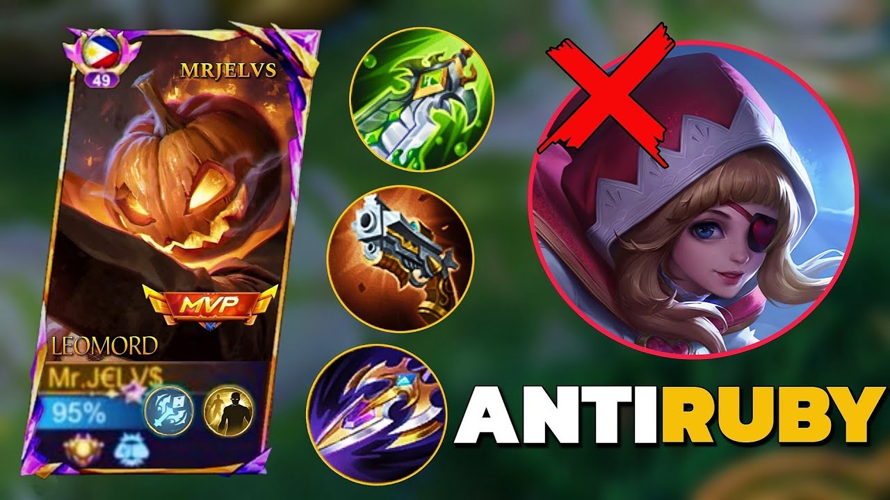 Destroyed Ruby SECRET BUILD TO DESTROY RUBY | LEOMORD FREESTYLER | TOP PH 2024 - YouTube