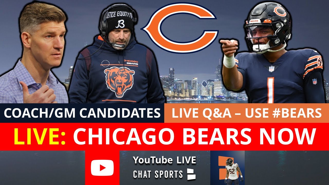 Chicago Bears Now Live News and Rumors + QandA w/Harrison Graham (Jan