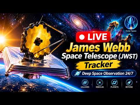 🔴 LIVE: James Webb Space Telescope Tracker 24/7 | Deep Space Images