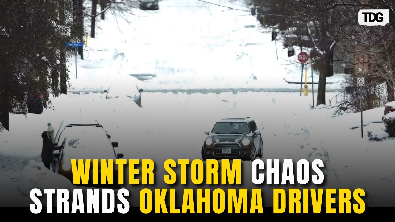 Oklahoma Winter Storm: Snow and Ice Trap Drivers as Oklahoma Police ...
