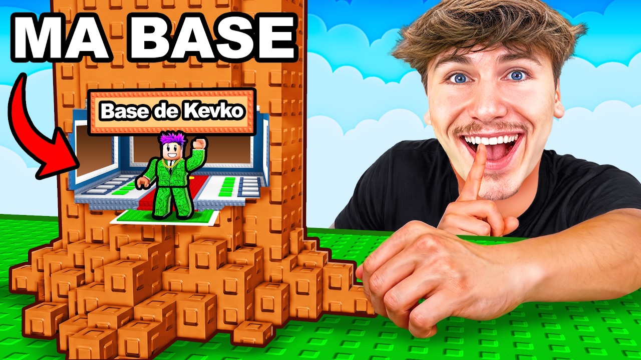 J’AI CONSTRUIS DES BASES SECRÈTES SUR ROBLOX !! (Incroyable)