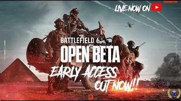🔴BATTLEFIELD 6 OPEN BETA! BF6 EARLY ACCESS CODE DROPS OM TWITCH 🔴