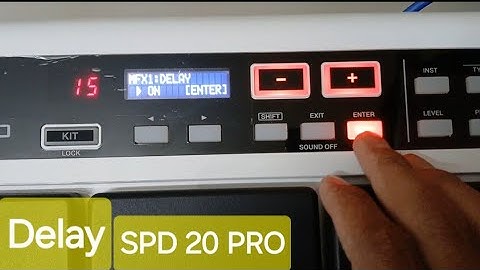 Delay setting on SPD 20 PRO