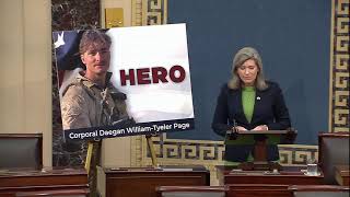 Emotional Joni Ernst honors fallen Marine and Iowa native killed in Kabul attack