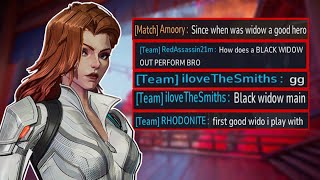 They FREAKED Out Over My Black Widow In Marvel Rivals!
