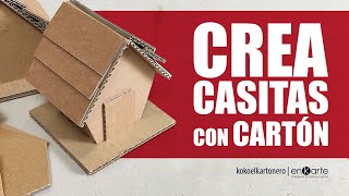✅ CREA CASITAS de CARTÓN; Un mundo de fantasía 🏠 | Juguetes de cartón #MiKasita