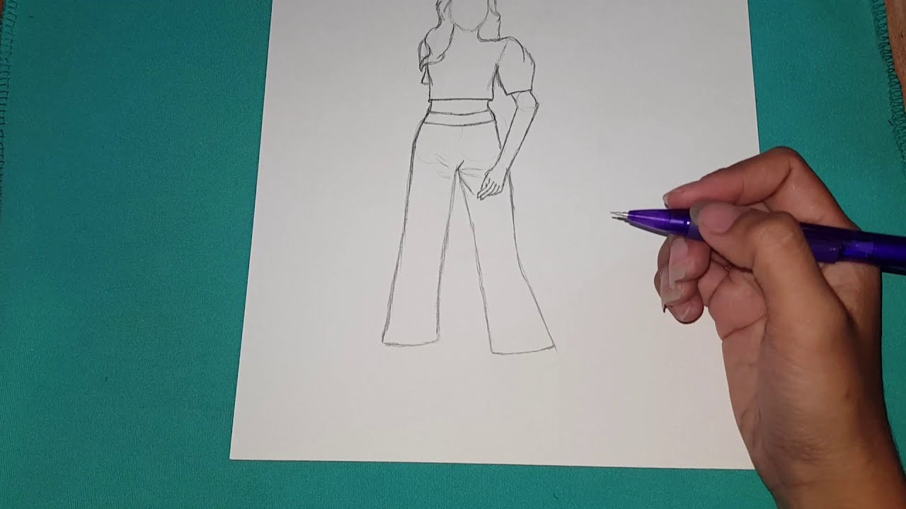 How to draw beautiful girl style Pretty girl Drawing YouTube