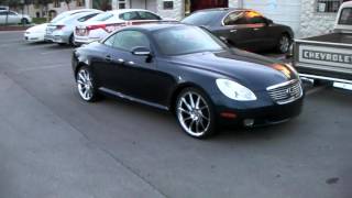 877-544-8473 20 Inch Ruff Racing R2 Chrome Wheels 2002 Lexus SC430 Rims Free Shipping US