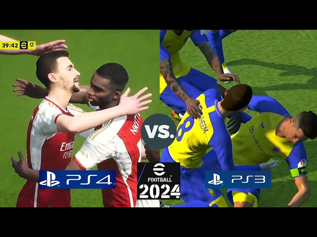 EA FC 24 PS4 Vs eFootball 2024 PS3 