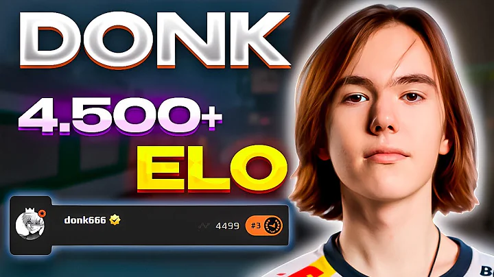 Donk TOP 3 FACEIT! Donk did 27 — 9 & got 4500 ELO! Donk POV with COMMS! CS 2 FACEIT ( TRAIN )