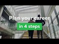 4 steps to plan your career