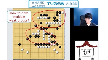 How to drive multiple weak groups?  Live-game-commenting(Against Tygem 5D) Game No.33