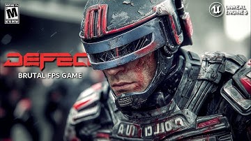 DEFECT First Gameplay Trailer | New BRUTAL CYBERPUNK Shooter with ULTRA REALISTIC Graphics in 2026