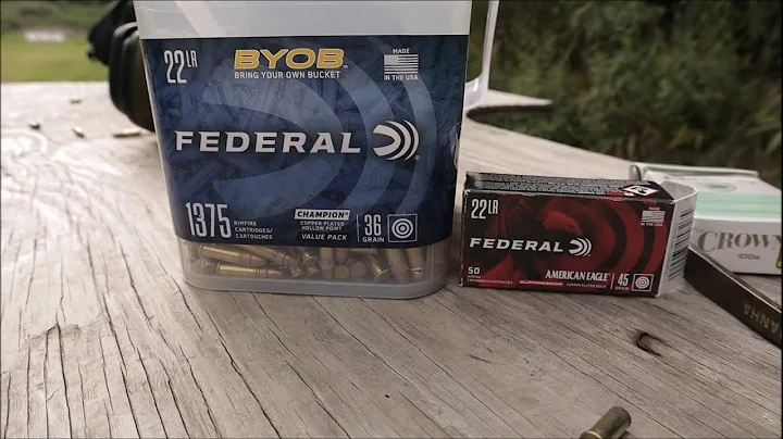 Federal 22lr bulk vs Federal suppressor sound comparison