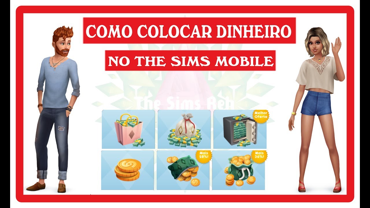 COMO COLOCAR DINHEIRO NO THE SIMS MOBILE 