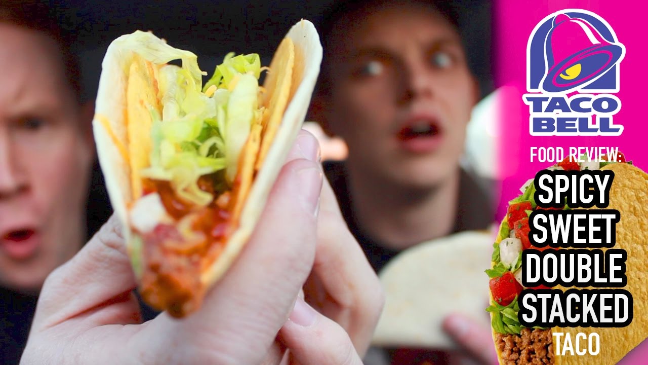 Taco Bell's Spicy Sweet Double Stacked Taco Food Review | Season 3