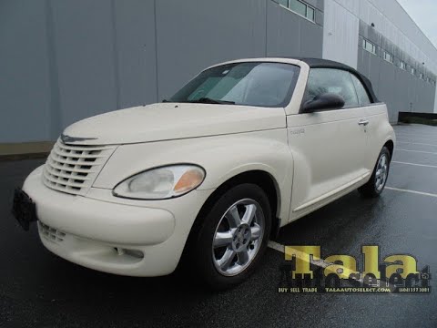 2005 Chrysler Pt Cruiser Turbo Convertible Touring Automatic A Must 2005 Chrysler Pt Cruiser Turbo Convertible Touring Automatic A Must See 129k In White New
