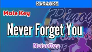 Never Forget You by Noisettes (Karaoke : Male Key)