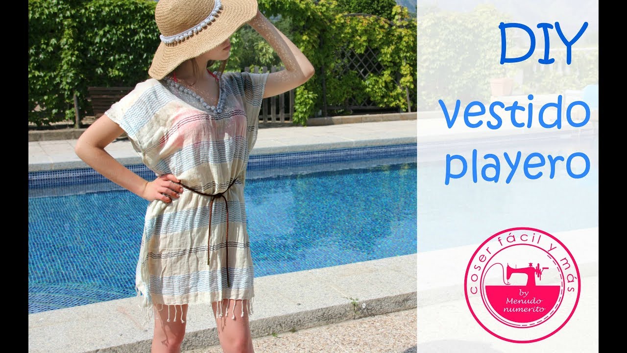 Vestido de verano reciclando un pañuelo o foulard