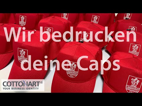 Wir bedrucken Caps für euren Verein. We print caps for your club.