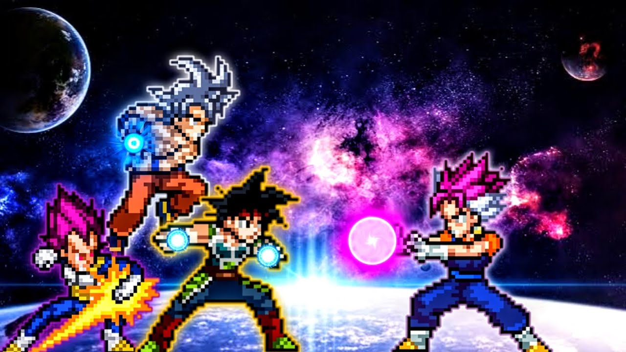 Bardock V4 OP (New), Goku MUI OP & Vegeta Ultra Ego V2 OP VS Vegito UEI OP in Jump Force Mugen