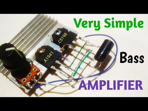 C5198 & A1941.How to make.DIY Powerfull Audio Amplifier using