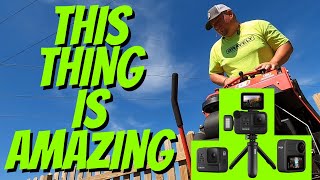 Lawn Care Mowing Lawns | GoPro HERO 8 Media MOD | Gravely Pro-Stance Stripes